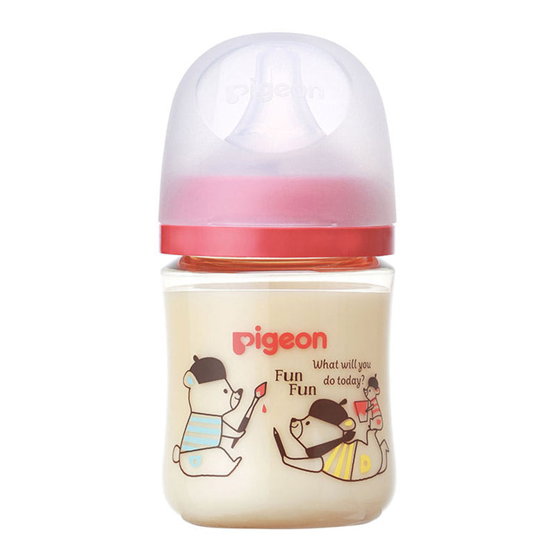 Pigeon SofTouch Nursing Bottle PPSU 160ml – Classic / Bear / Tree / Flower / Bird / Star
