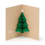 MUJI Christmas Wishes Honeycomb Paper Message Card