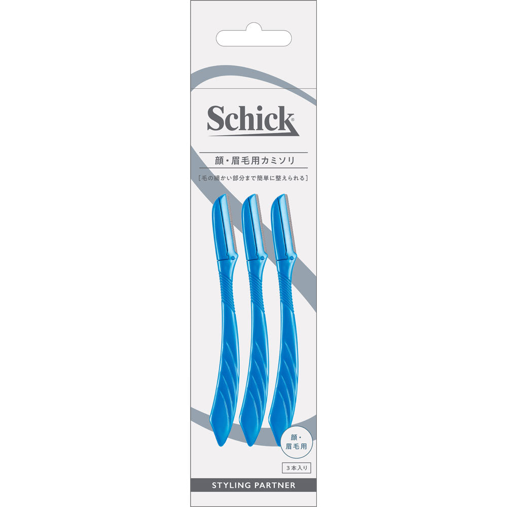 Schick 面部和眉毛剃须刀（3 件套）