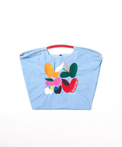 Ball &amp; Chain Embroidered Shopping Bag L Size