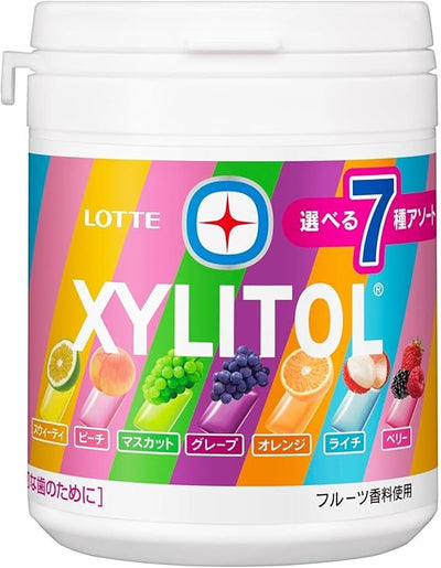 LOTTE Xylitol 7+1 Fruit Flavored Chewing Gum