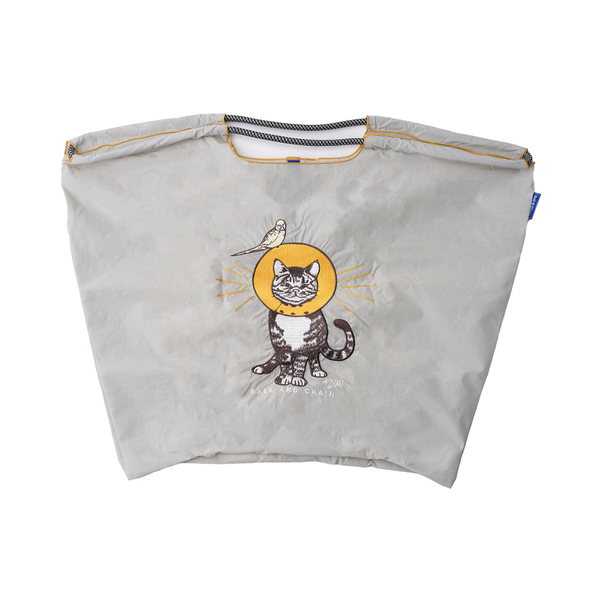 Ball & Chain Embroidered Shopping Bag – M Size