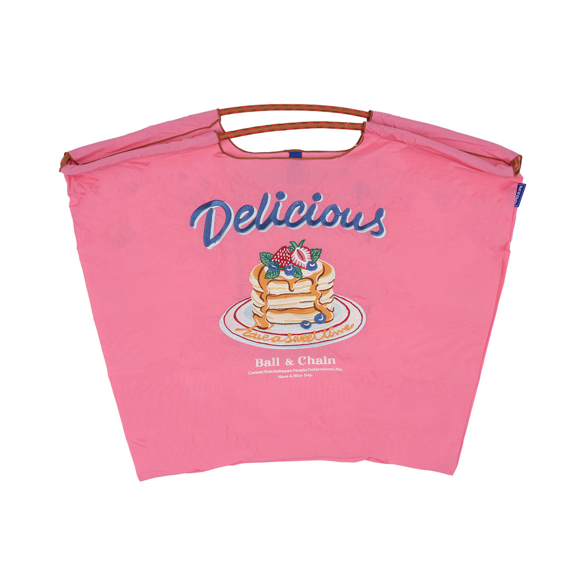 Ball & Chain Embroidered Shopping Bag – M Size