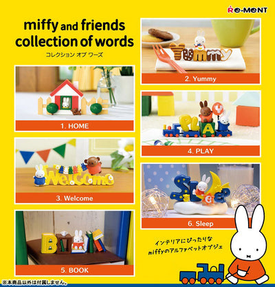 RE-MENT Miffy and Friends Collection of Words (Random 1 of 6)