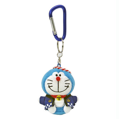 Doraemon Happy Keychain MC RD / Blue & Red