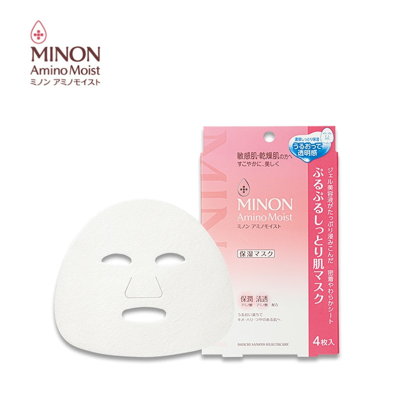 MINON Amino Moist Soft Moist Skin Mask 22 mL x 4 pcs