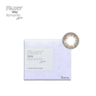 FAIRY 1day Romantic Series Shiny Brown Daily Disposable Color Contact Lenses