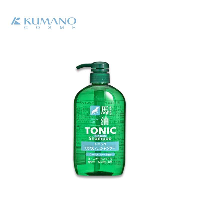 KUMANOYUSHI Horse Oil Tonic Rinse-in Shampoo (2-in-1 Shampoo and Conditioner)