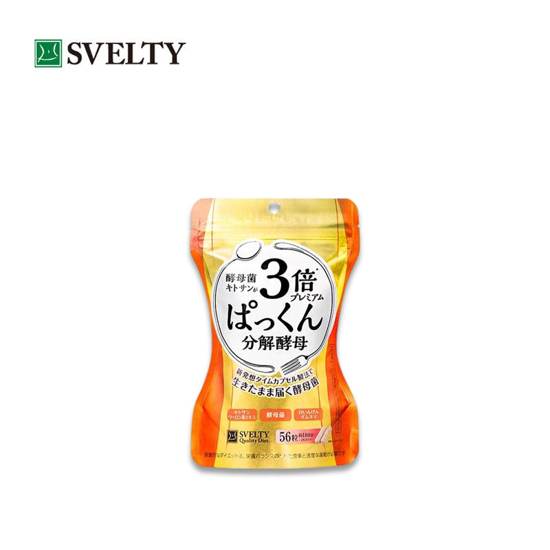 SVELTY Pakkun 酵母三重优质补充剂 56 粒