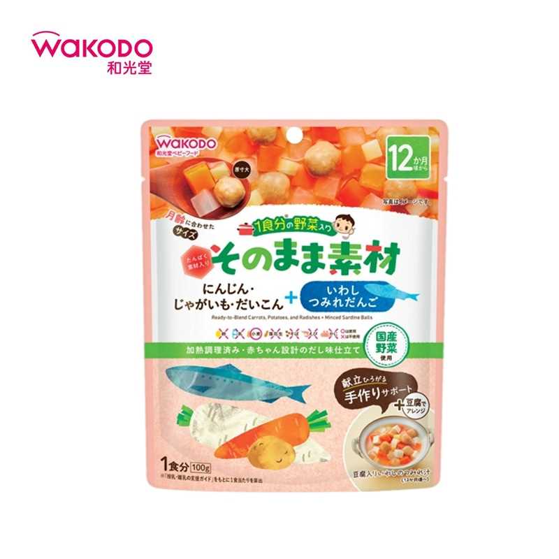 WAKODO All-Natural Vegetable Baby Food