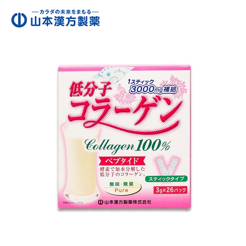 YAMAMOTO KANPO Collagen 100% Peptides 3 g x 26 pcs