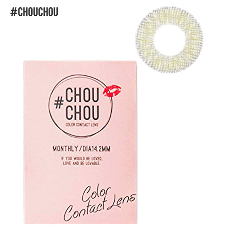 El Dorado #CHOUCHOU Monthly Disposable 14.2 mm Diameter Color Contact Lenses 1 set