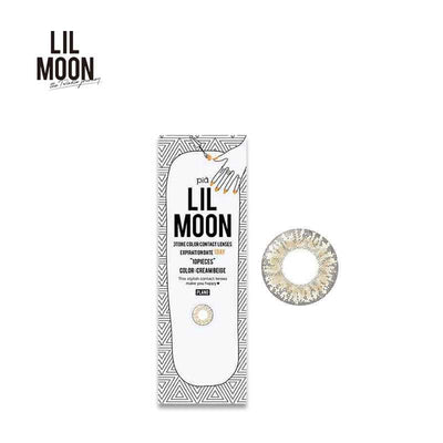 pia LILMOON Daily Disposable Cream Beige 14.4 mm Diameter Color Contact Lenses 10 pcs