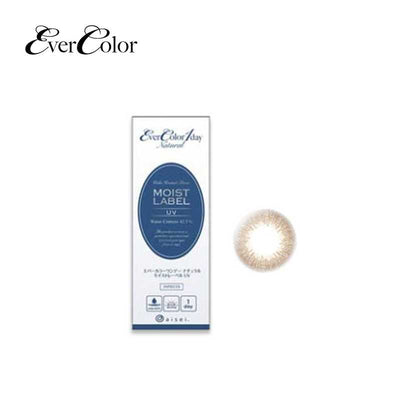 EverColor Daily Disposable Natural MoistLabel UV 14.5 mm Diameter Color Contact Lenses 20 pcs