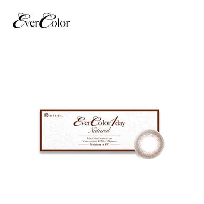 EverColor Natural Daily Disposable 14.5 mm Diameter Color Contact Lenses 20 pcs