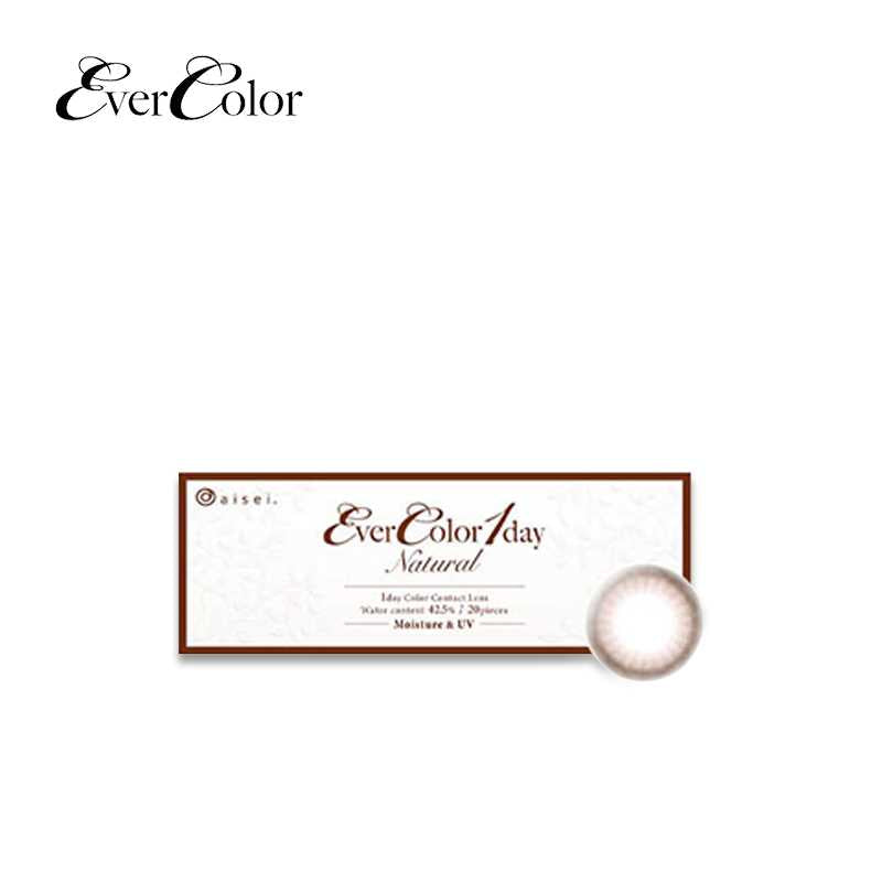 EverColor Natural Daily Disposable 14.5 mm Diameter Color Contact Lenses 20 pcs