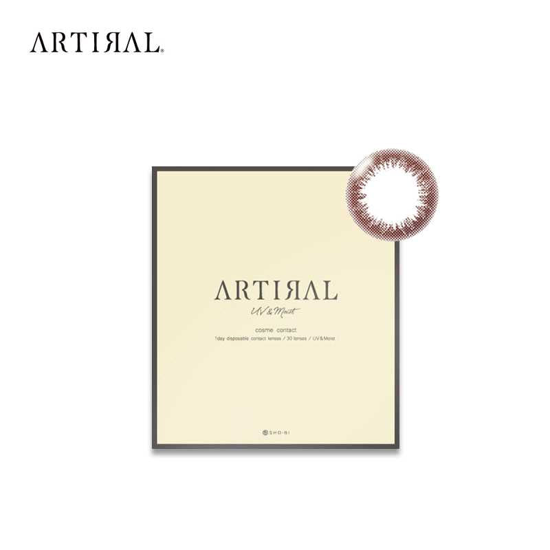 ARTIRAL UV &amp; MOIST 일일 일회용 컬러 콘택트 렌즈