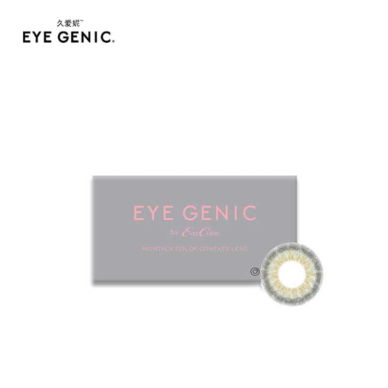 EYEGENIC 월간 일회용 14.5mm 직경 컬러 콘택트 렌즈 1세트