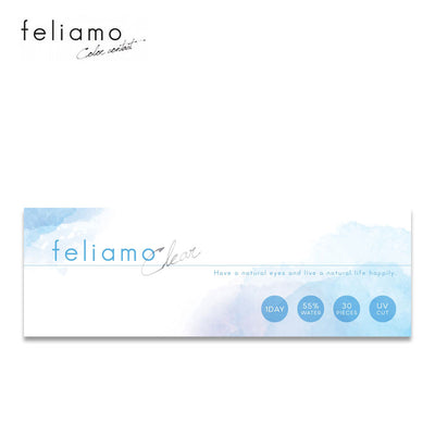 feliamo Clear Daily Disposable 14.2 mm 직경 콘택트 렌즈 30개