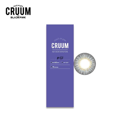 CRUUM Daily Disposable 14.5 mm Diameter Color Contact Lenses 10 sets