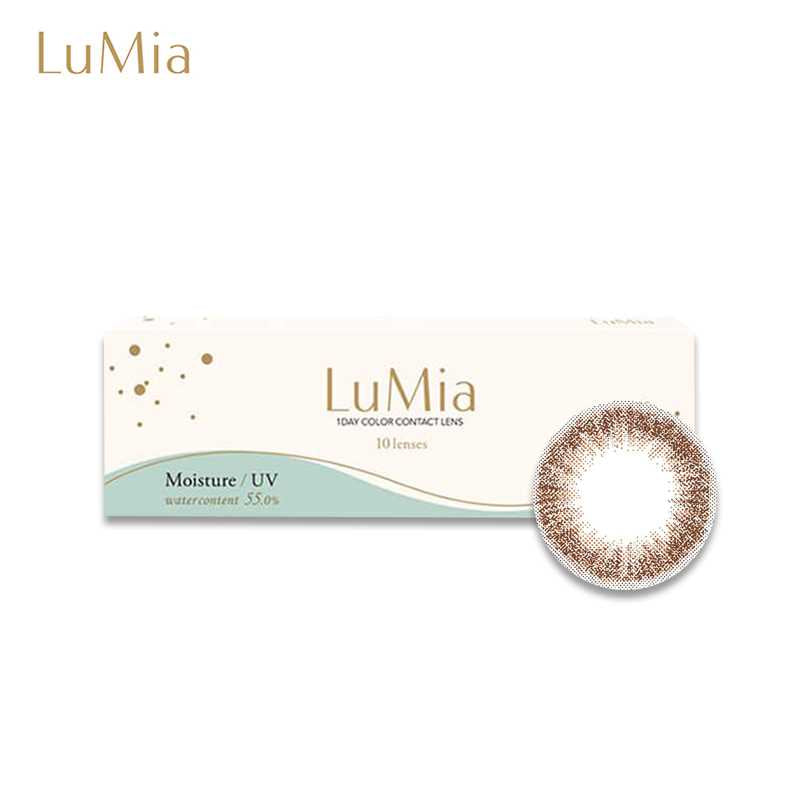 LuMia Moisture Sweet Brown+ Daily Disposable Color Contact Lenses