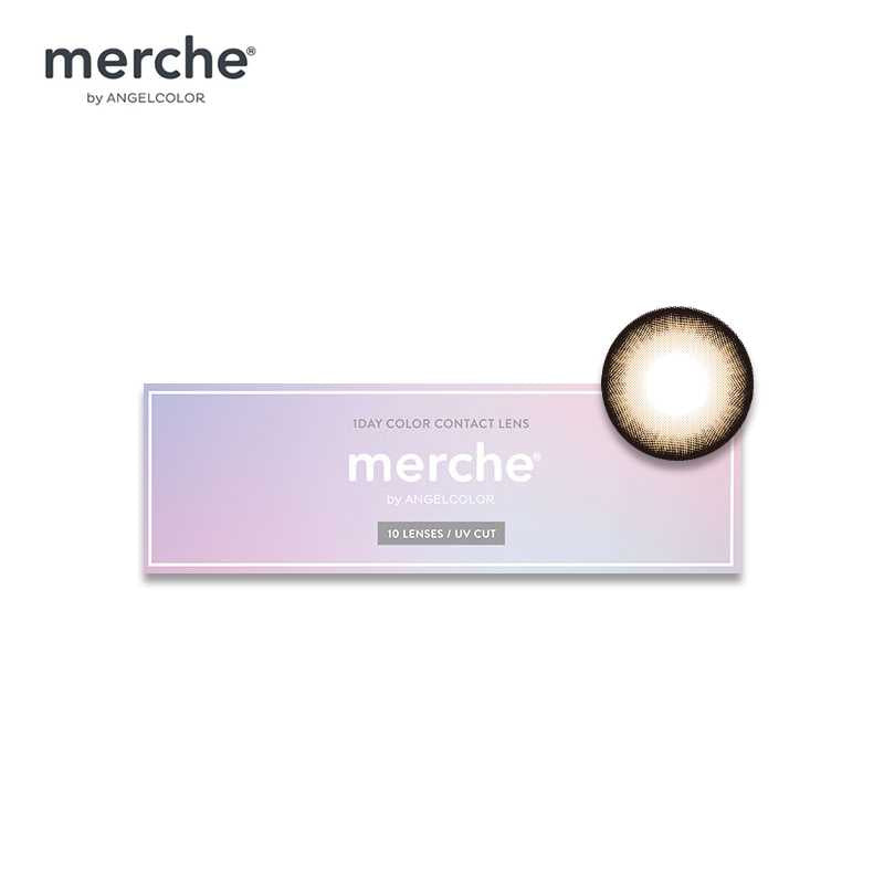 merche Daily Disposable Cinnamon Latte 14.5 mm Diameter Color Contact Lenses 10 pcs