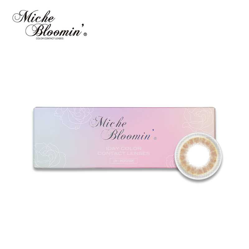 Miche Bloomin Daily Disposable Iris Glow 14.2mm 직경 컬러 콘택트 렌즈 10개