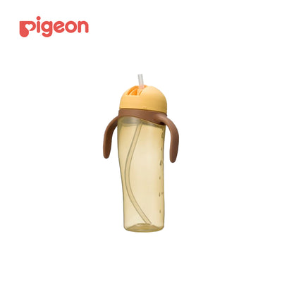 PIGEON Straw Bottle 330 mL (3 Colors, Ages 9 months+)