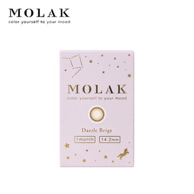 MOLAK Dazzle Beige Monthly Disposable Color Contact Lenses