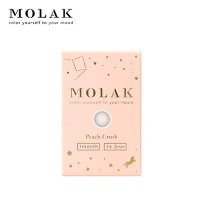 MOLAK Peach Crush Monthly Disposable Color Contact Lenses