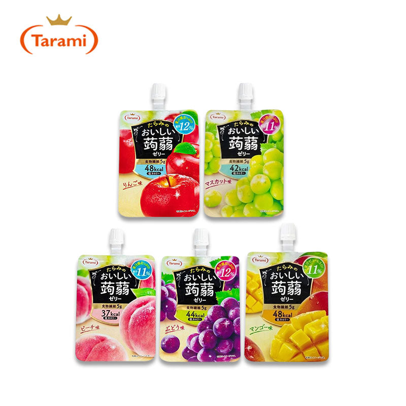 TARAMI Fruit-Flavored Konjac Jelly