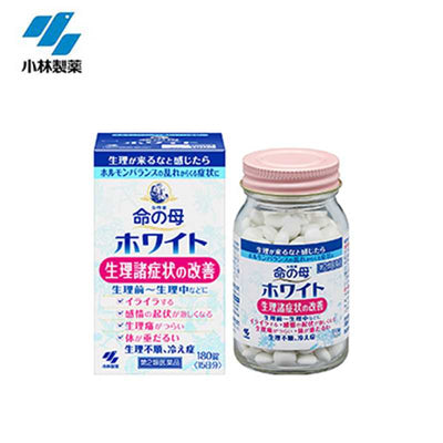 KOBAYASHI Inochi no Haha White PMS and Menstrual Pain Relief Supplement