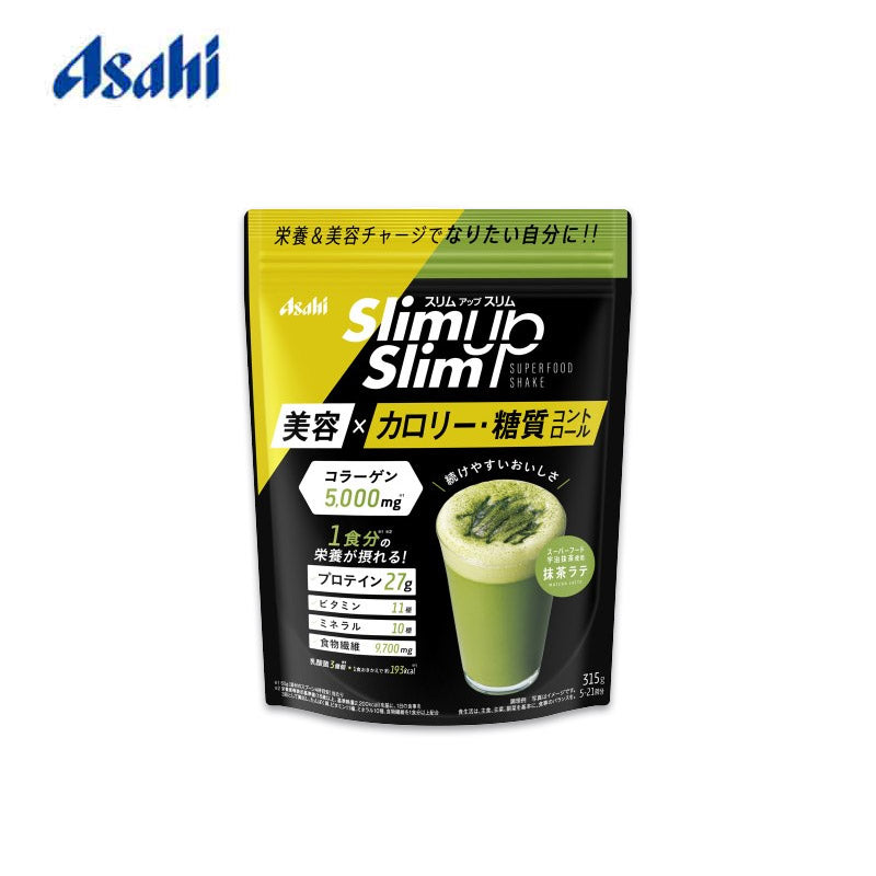 Asahi Slim Up Slim 酵素 + 超级食物奶昔 (抹茶绿茶拿铁)