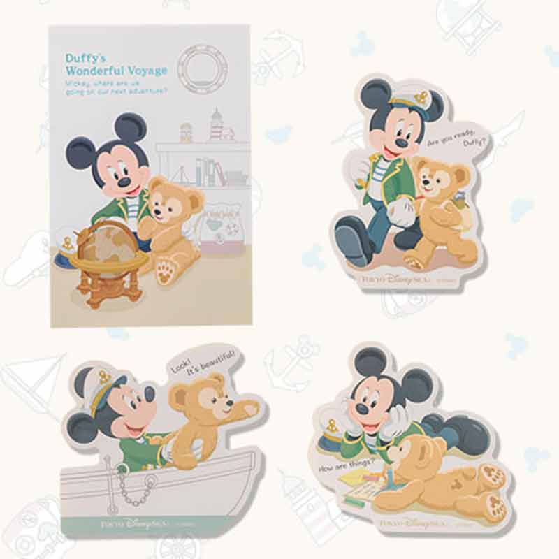 Disney Mickey & Duffy Memo Stickers  / Duffy's Wonderful Voyage