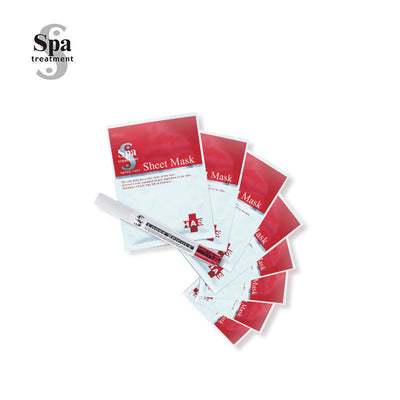 SPA TREATMENT Aging Care Loose Spicule & Sheet Mask Set