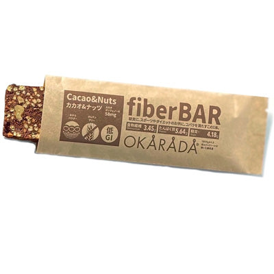 OKARADA Fiber Bar (Cacao & Nuts)