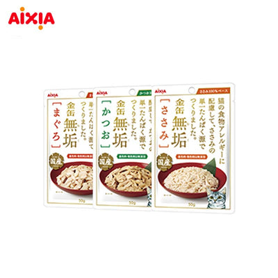 AIXIA Pure Gold Can Cat Food (Maguro/Bonito/Chicken)