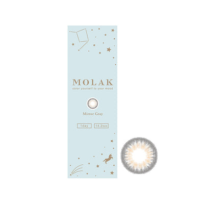 MOLAK Daily Disposable Mirror Gray Color Contact Lenses