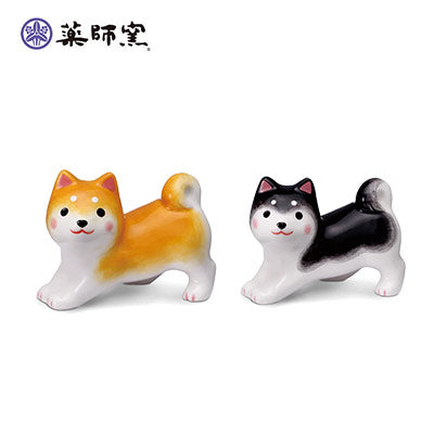 Yakushigama Wanko Biyori Shiba Inu Chopstick Holder (Bowing)