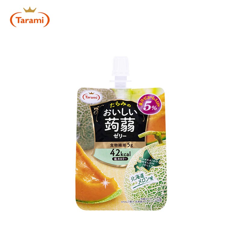 TARAMI Delicious Konjac Jelly (Hokkaido Melon Flavor)