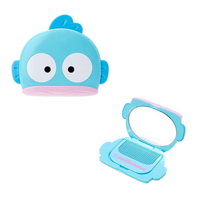 Sanrio Hangyodon Compact Mirror and Comb Set