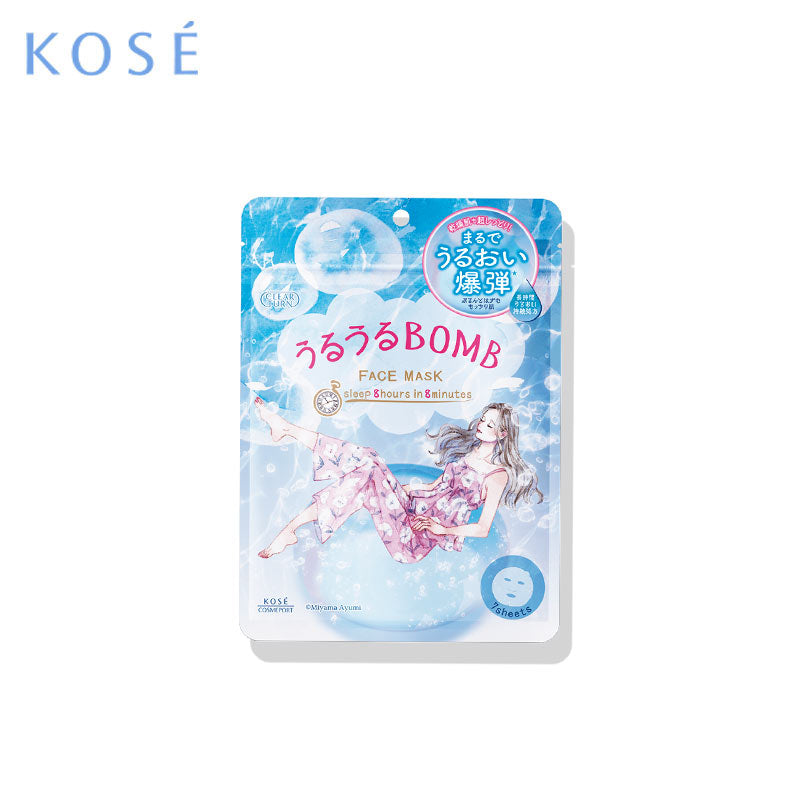 KOSÉ Clear Turn Uru Uru Bomb Sheet Mask