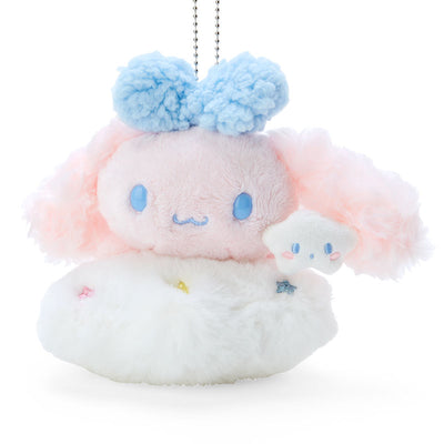 Sanrio Cinnamoroll &amp; Poron 和 Cloud Siblings 吉祥物毛绒钥匙扣