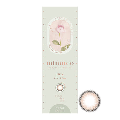 mimuco Daily Disposable 14.2 mm Sugar Donut Color Contact Lenses 10 pcs