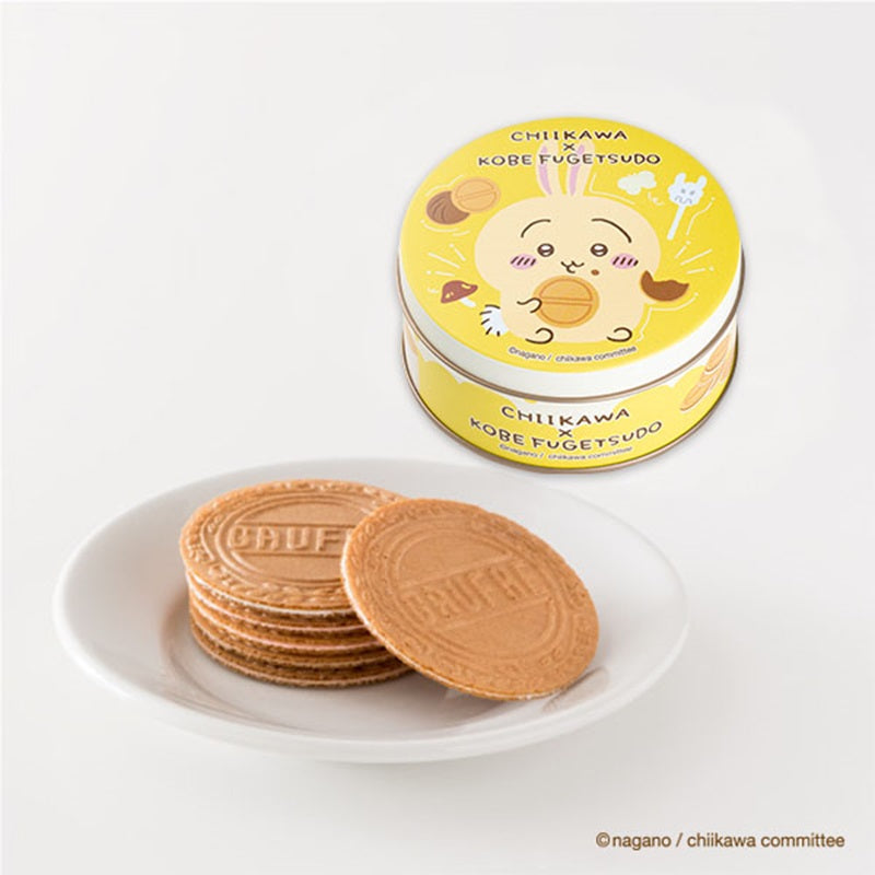 Kobe Fugetsudo x Chiikawa Usagi Mini Gaufre Cookies