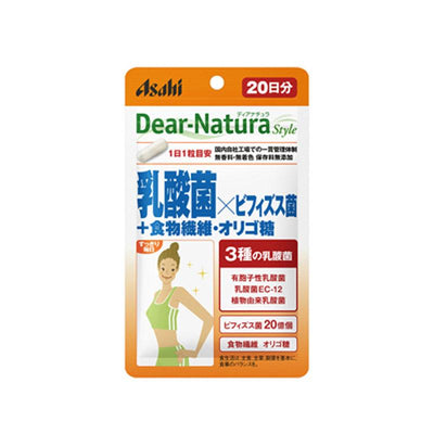 Asahi Dear Natura Style 乳酸杆菌 x 双歧杆菌 + 膳食纤维/寡糖补充剂