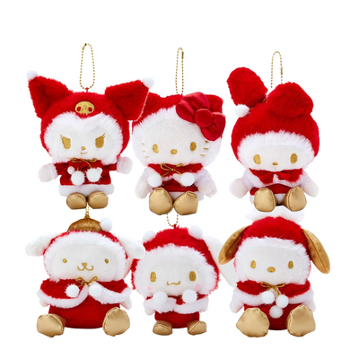 Sanrio Christmas Plush Keychain