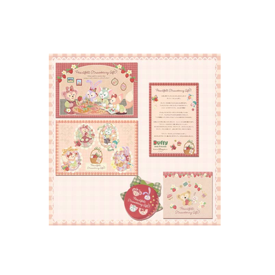 Disney Duffy & Friends - Postcard & Greeting Card  / Heartfelt Strawberry