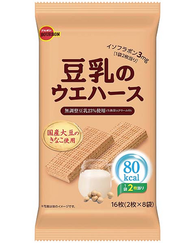 BOURBON 80-Calorie Soymilk Wafer Cookies