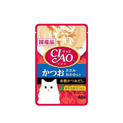 CIAO Inaba Bonito and Scallop Cat Food 40 g